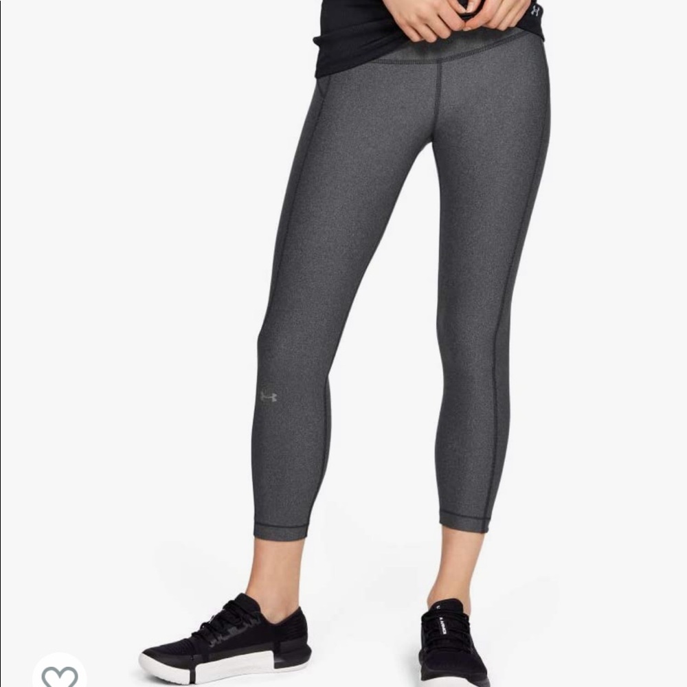 Armour Womens HeatGear Armour High Waisted Ankle Crop Leggings Size XS Brand New